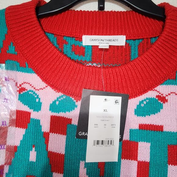 Santa baby Grayson/Threads ugly sweater women's XL - Picture 2 of 6